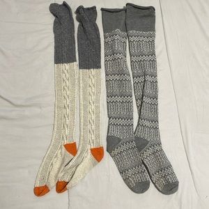 Free people thigh high socks